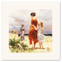 Pino (1939-2010) "Breezy Days" Limited Edition Giclee On Paper