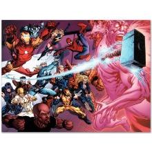 Marvel Comics "Avengers Academy #11" Limited Edition Giclee On Canvas