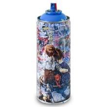 Mr. Brainwash "Work Well Together" Limited Edition Hand Painted Spray Can