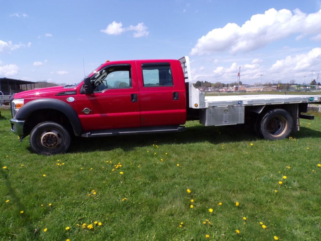 2014 Ram 5500, 4 WD, Crew Cab, 6.7 Cummins Dsl. Engine w/Eby 9' Alum. Flatb