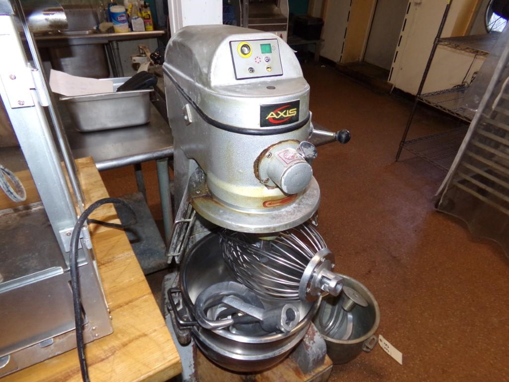 Axis Commercial 30 Qt. Mixer with Beaters and Bevel