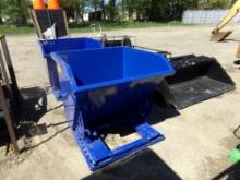 Blue Garbage Tipper/Dumpster for Forklift
