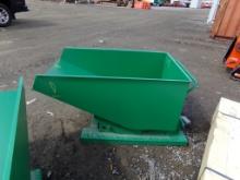 New Small Green Garbage Tipper/Dumpster for Forklift