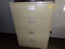 4 Drawer Lateral File Cabinet, Tan (Office)