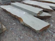 (3) Natural Edge Steps with Sawn Tops, 6'' x 18'' x 96''-120'' Assort. Leng