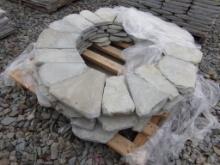 Fancy Tumbled Round Tumbled Stone Fire Pit, 4' Diameter, Real Nice