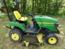 John Deere 2305 HST with 62'' Mower Deck, Diesel, Hydrostatic, 4 x 4, 827 H