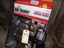 Mr. Heater Double Burner Propane Tank Top Spaceheater, Still Looks New (Cel