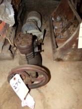 Air Compressor and (2) Electric Motors, ALL FOR PARTS OR REPAIRS (Cellar)