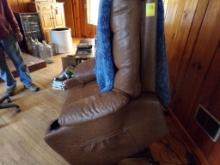 Electric Power Booster/Recliner Chair, Upholstery Looks Good, Works (Living