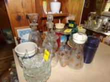 Group of Misc Glass and Stoneware, Bring a Box or Tote (Dining Room)