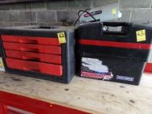 (2) Craftsman Tool Boxes, (1) with 4 Drawers and a Few Tools, (1) 4 Trays,