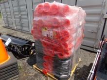 Pallet Of AGT T-Top Bollards And Warming Blanket, 100 Pieces,SOLD AS A LOT