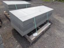 (3) Pieces 24''x72''x6'' Thick Thermaled Bluestone Steps