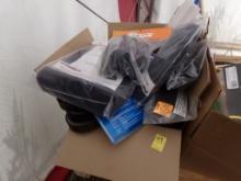 Box Of New Parts Handguards Covers, Riser Blocks, Grips, Throttle Extension