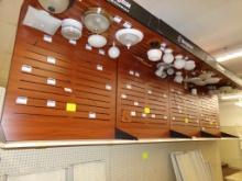 Four Sections of Westinghouse Light Displays and Attached Light Fixtures, B