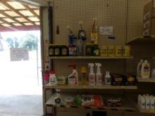 Contents of Shelf, Insectacides, Roach Prufe, Etc. (Near Front Door)