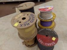 (8) Spools Misc Wire and Cable (See Photo) (Center Aisle Upstairs)