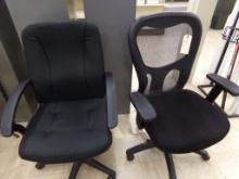 (2) Black Office Chairs, Nice Condition (Center Aisle Upstairs)