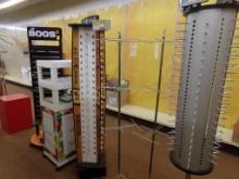 (6) Display Racks, Wire, Plastic, SlotWall, Etc, (Row 1)