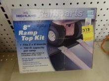 8'' Aluminum Ramp Kit To Fit 2'' X 8'' Planks (Main Entrance/Wall Shelves)