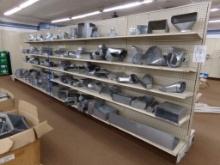 (6) Sections Lozier Store Displays, Double Sided, 48'', Includes Shelves At