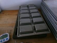 (5) Heavy Mini Loaf Pans (12 Place)