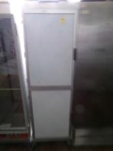 2-Door Stainless Proofer Cabinet, Holds Sheet Pans, Glass Has Been Replaced