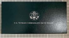 Modern Commemorative: 1994 Veterans Silver dollar three coin set, Proof.