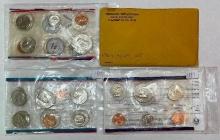 1959, 1964, 1980 & 1997 US Mint sets all in original cellophane (4 sets total).