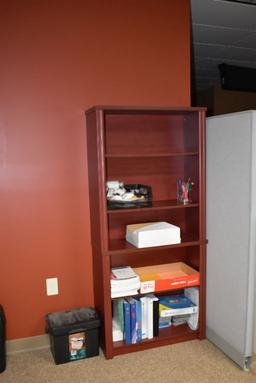 LOT: OFFICE SUPPORT, BOOKSHELF, ETC.