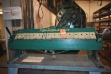 TENNSMITH 48" FINGER BRAKE, MODEL U4822, S/N: 15536,