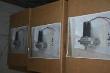 (3) NEW GEAR BOXES AND MOTORS, 25:1 RATIO, 1/2"