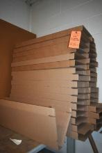 NEW ASSEMBLED CARDBOARD BOXES, 33 OUNT, 33 1/2"L x