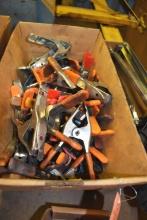 BOX OF ASSORTED SIZES METAL SPRING CLIPS