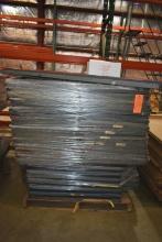 SKID OF UNASSEMBLED METAL SHELVING; (80+) 18" x 48"