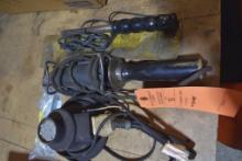 (2) SOLDERING IRONS, STAND AND SOLDER