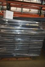 SKID OF UNASSEMBLED METAL SHELVING; (80+) 18" x 48"