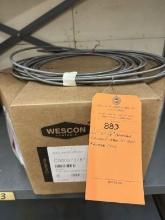 50' OF 1/4" BOWDEN CONDUIT, NEW IN BOX AND LOOSE COIL