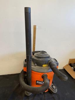 Ridgid Vacuum work