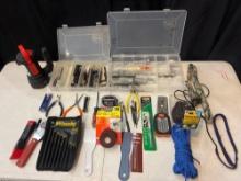 tools. gun cleaning parts and pieces plus punches Allen wrenches