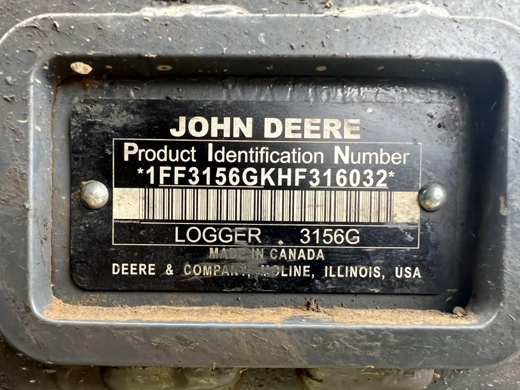 2017 John Deere 3156G Processor w/Southstar QS605