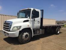 2014 Hino 268 Flatbed Truck,