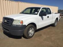 2008 Ford F150 Extended Cab Pickup,