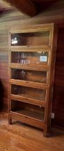 Wooden Barrister Bookcase Display Cabinet