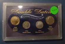 DOUBLE DATED COIN COLLECTION IN HOLDER