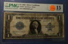 1923 $1.00 SILVER CERTIFICATE NOTE PMG CHOICE FINE-15