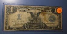 1899 $1.00 SILVER CERTIFICATE BLACK EAGLE NOTE VG