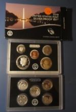 2019-S SILVER PROOF SET W/REVERSE PROOF LINCOLN CENT