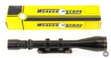 2.5-8x40 Weaver Scope with Rings and Base
